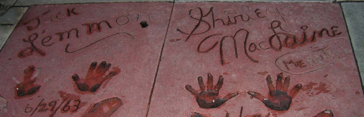 Prints in the Pavement – Grauman’s Chinese Theatre – Los Angeles
